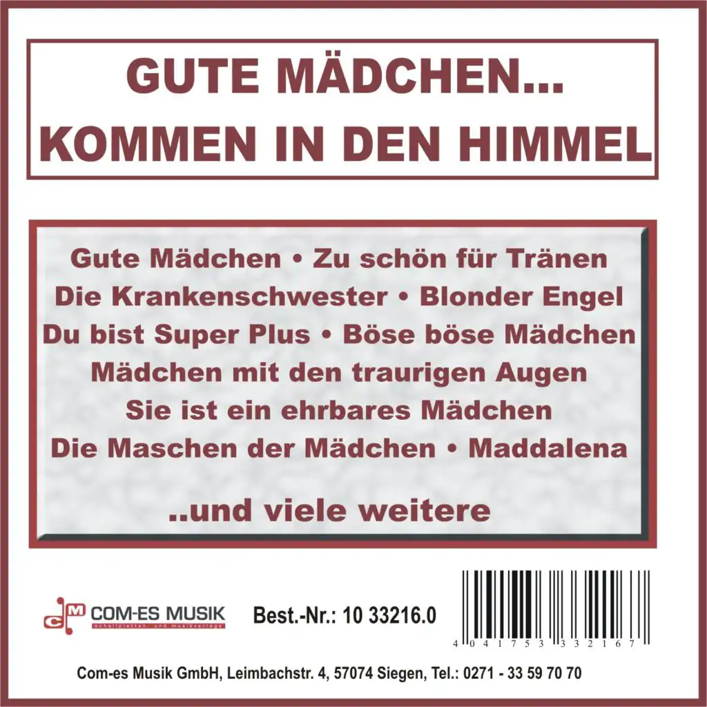 Gute Mädchen...kommen in den Himmel