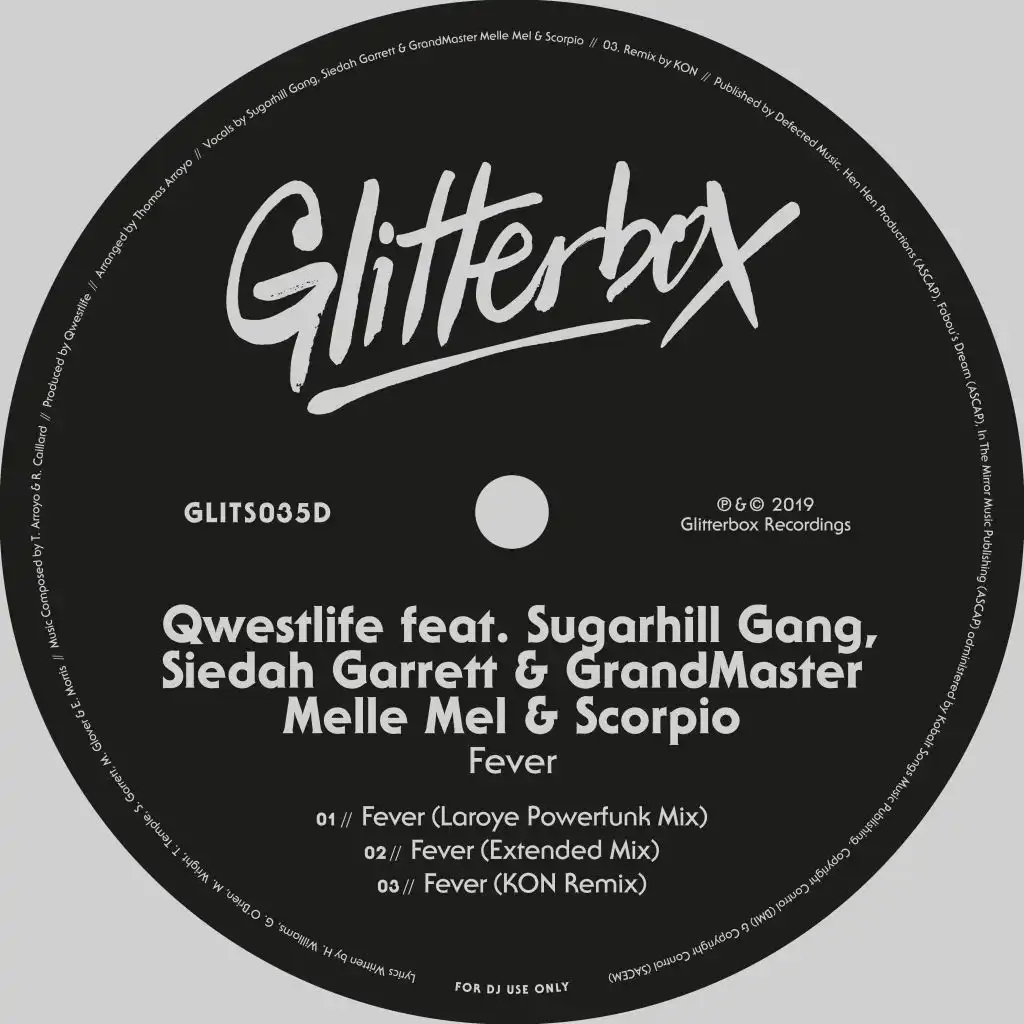 Fever (feat. Sugarhill Gang, Siedah Garrett & GrandMaster Melle Mel & Scorpio) [Extended Mix]