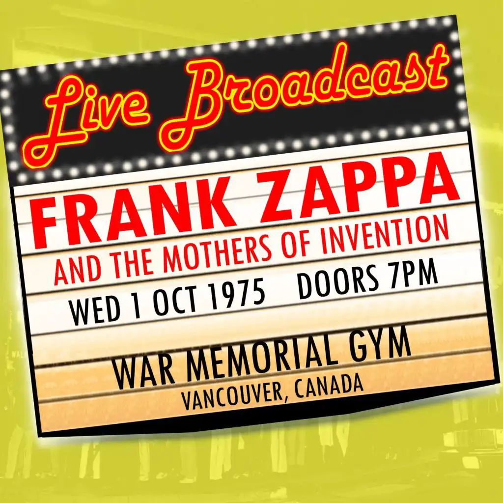 Live Broadcast - 1 October 1979 War Memorial Gym, Vancouver Canada (Live)