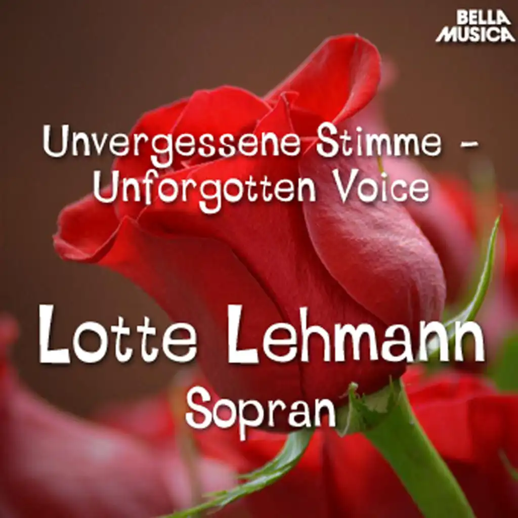 Unvergessene Stimme: Lotte Lehmann