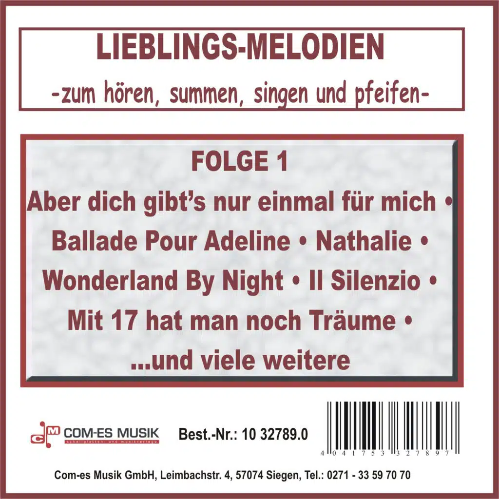 Lieblings-Melodien, Folge 1