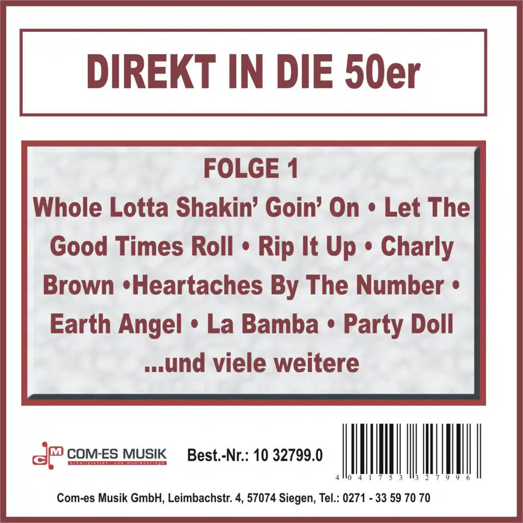 Direkt in die 50er, Folge 1