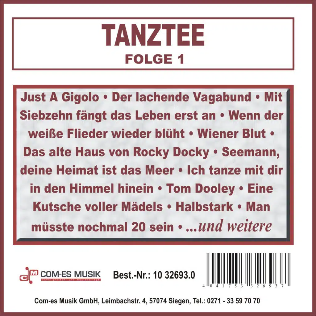 Tanztee, Folge 1