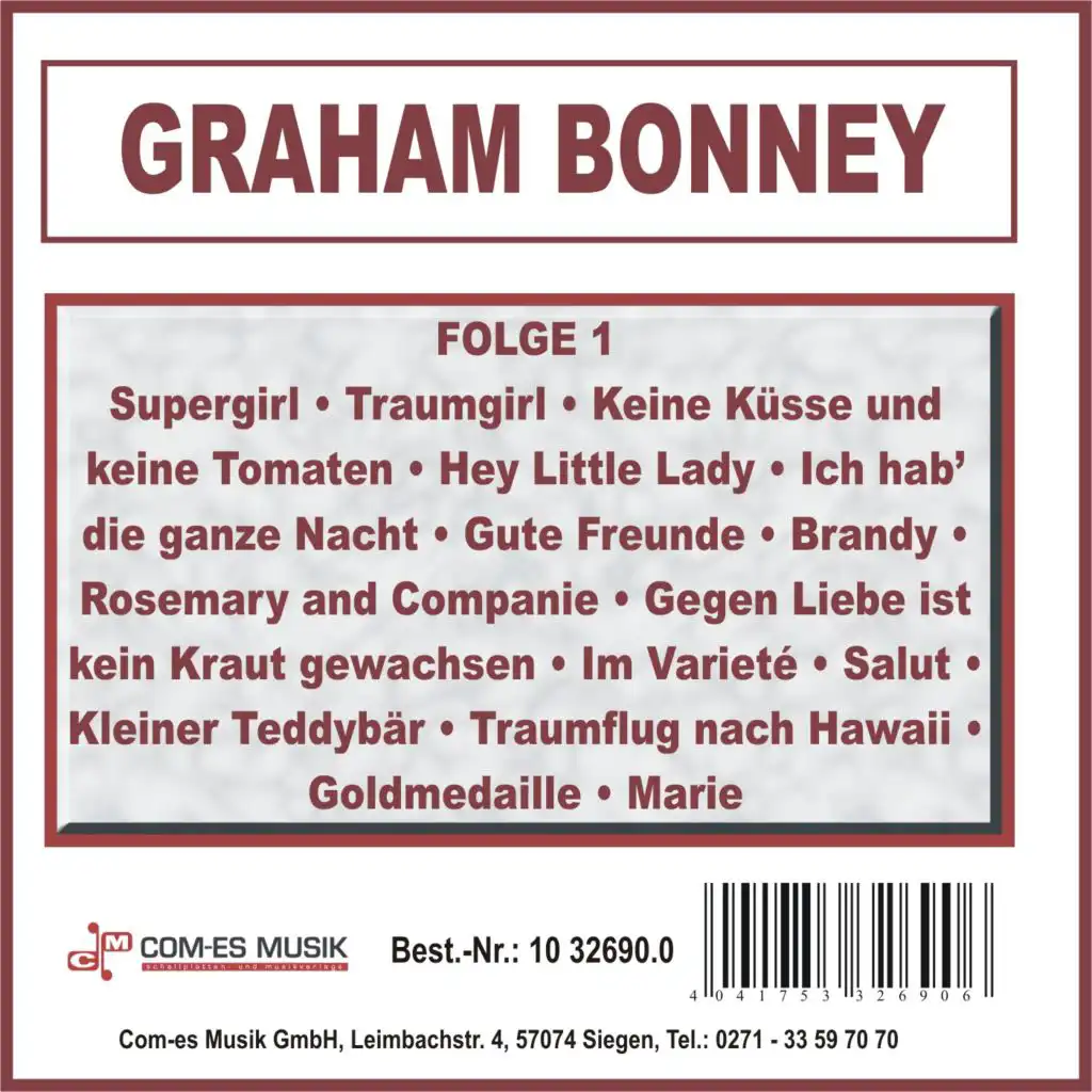 Graham Bonney, Folge 1