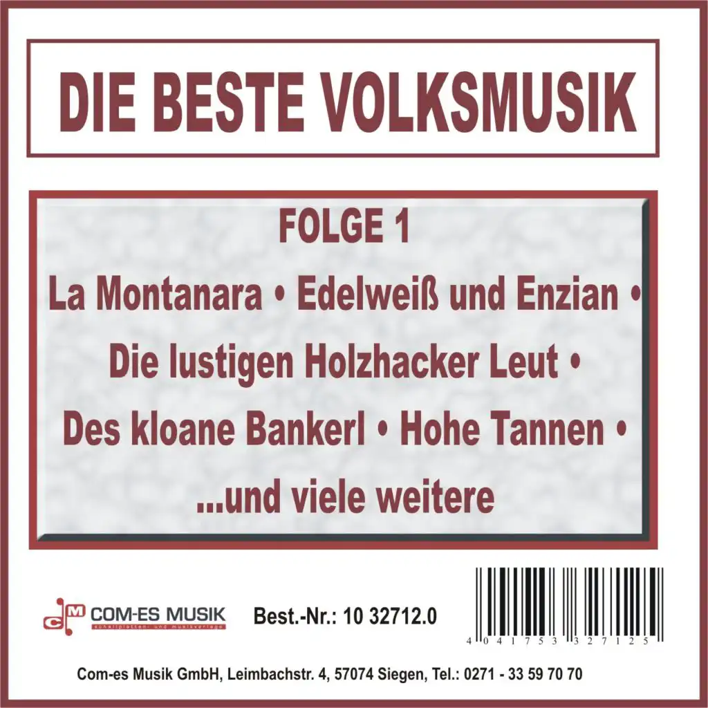 Die beste Volksmusik, Folge 1