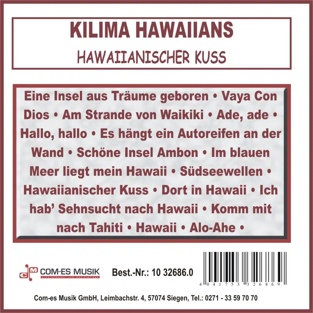 Hawaiianischer Kuss