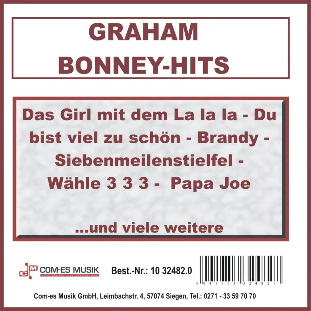Graham Bonney-Hits
