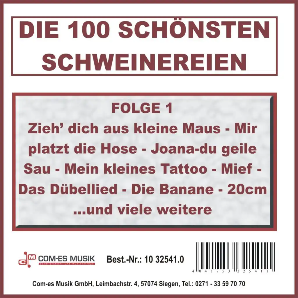 Die 100 schönsten Schweinereien, Folge 1