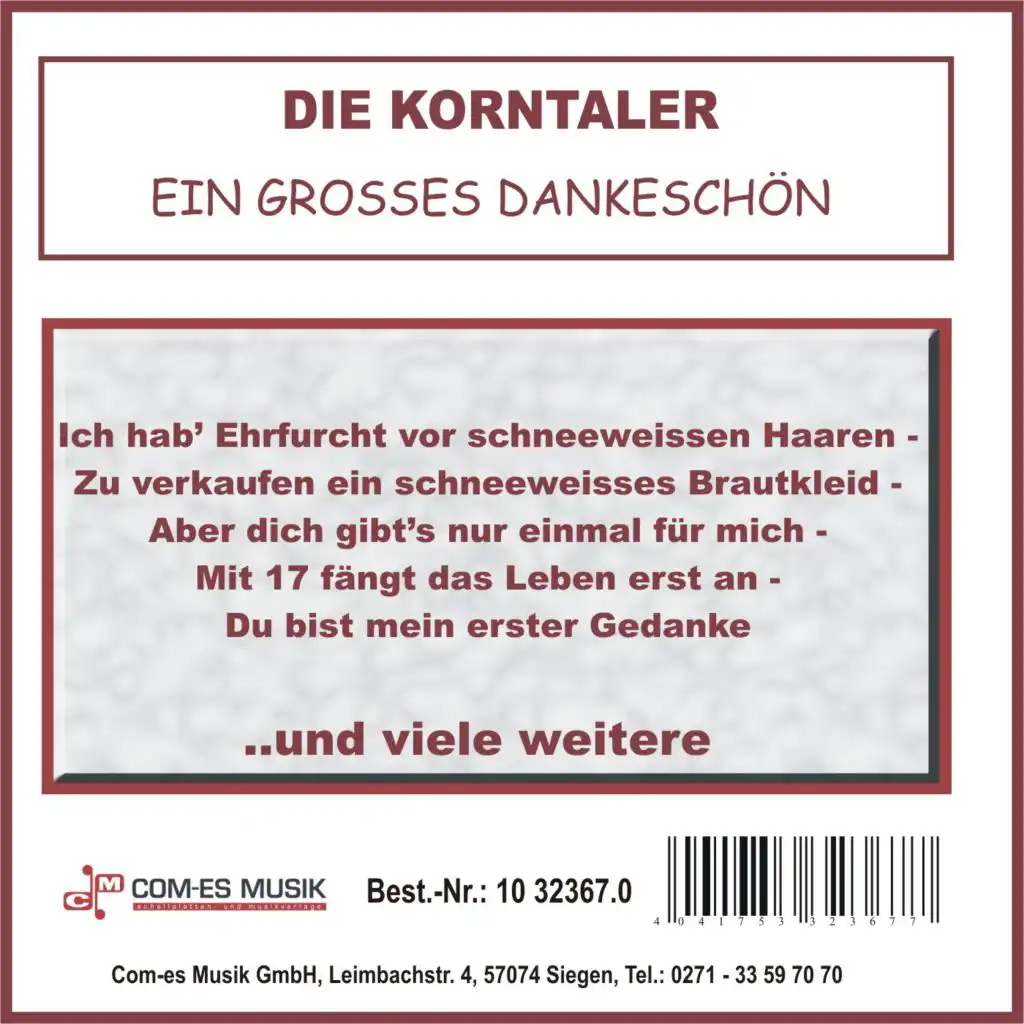 Ich hab' Ehrfurcht vor schneeweissen Haaren