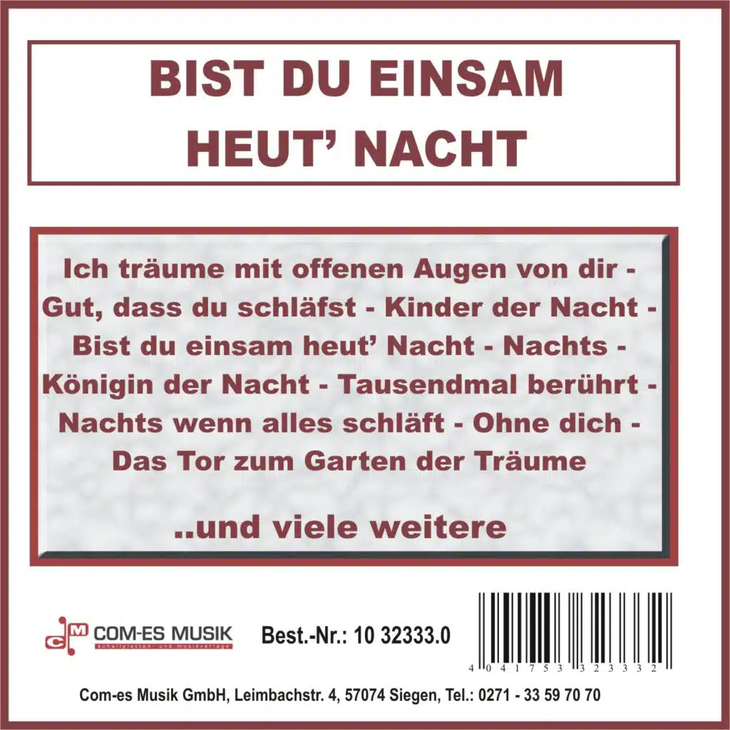 Tausendmal berührt
