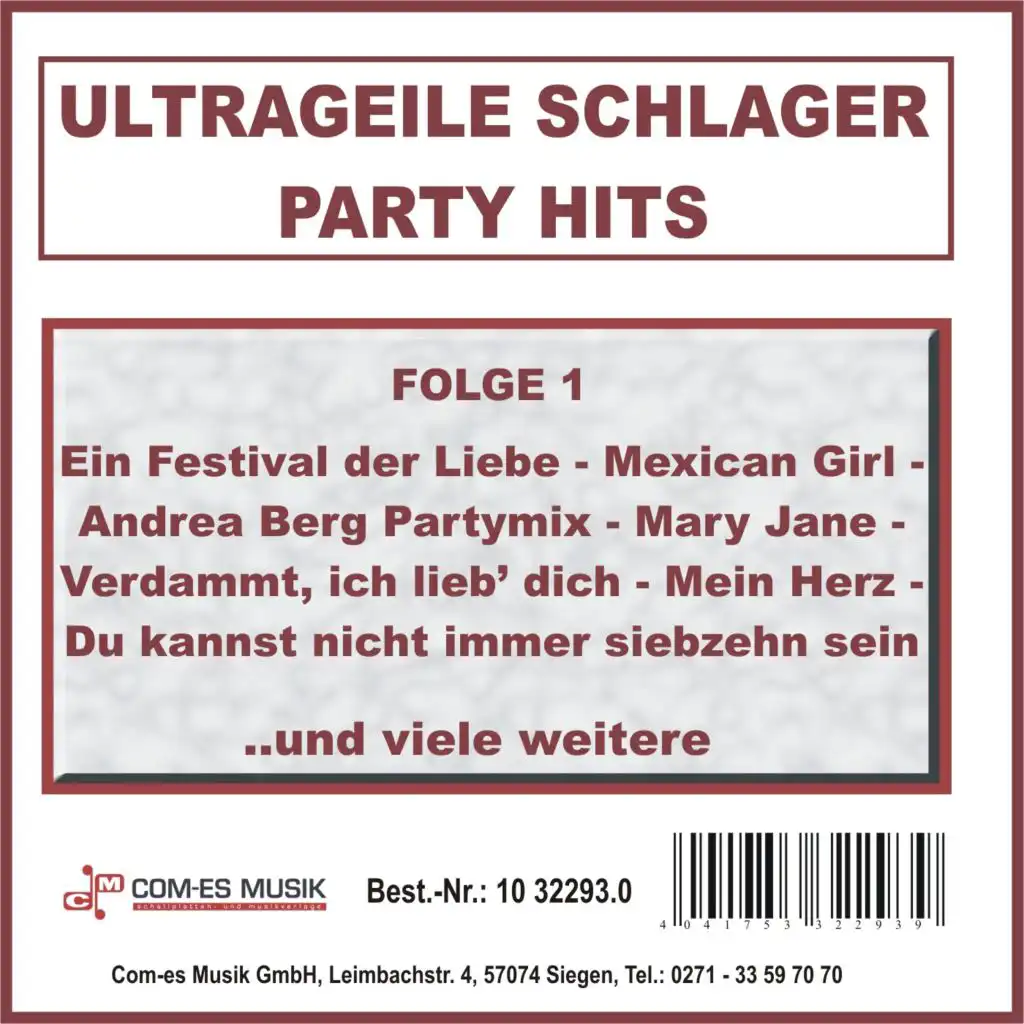 Ultrageile Schlager Party Hits, Folge 1