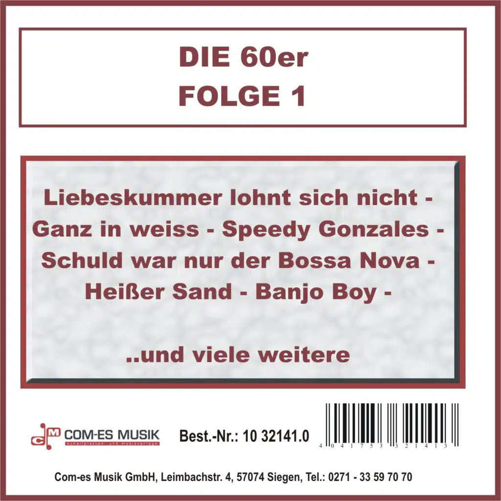 Liebeskummer lohnt sich nicht (Re-Recording)