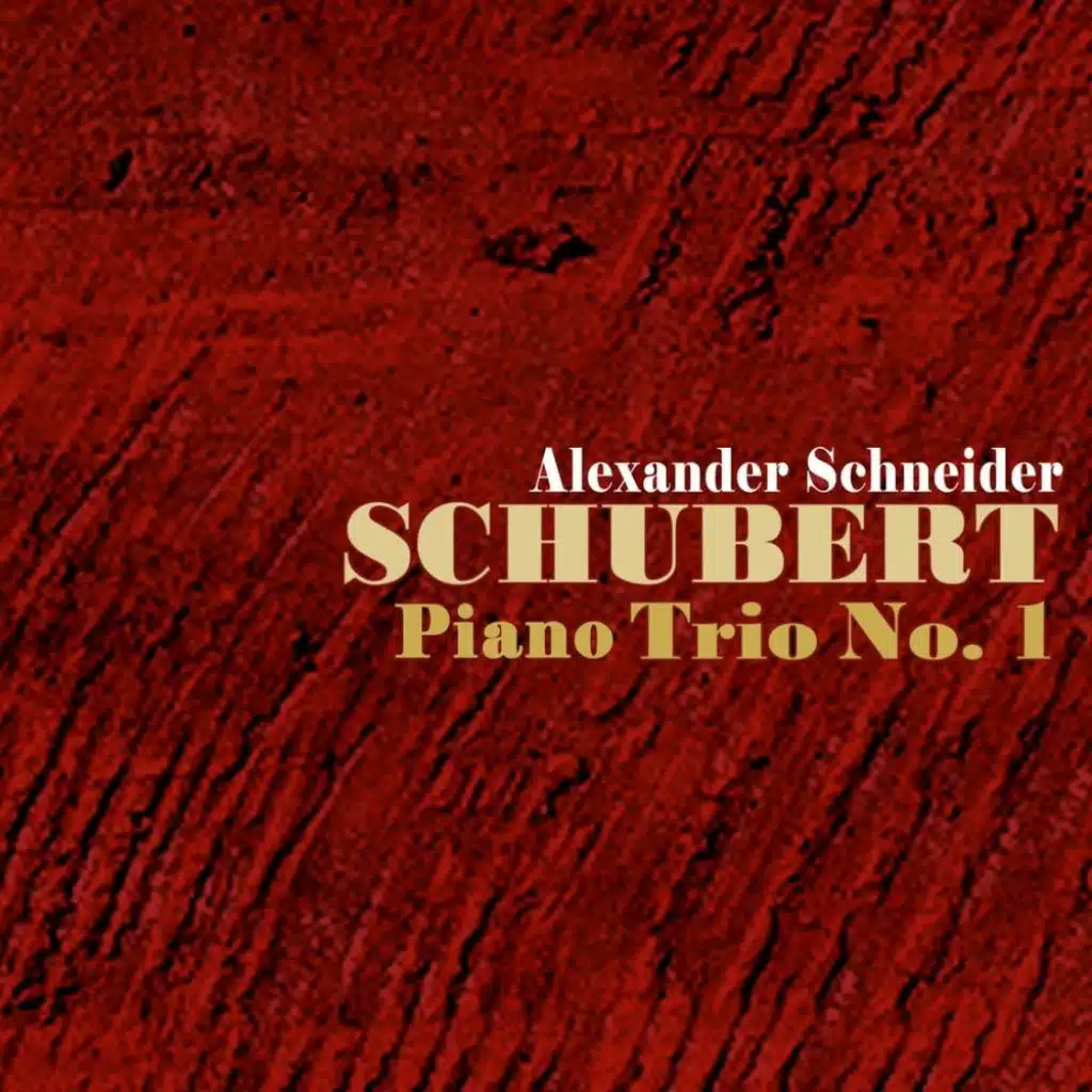 Schubert: Piano Trio No 1