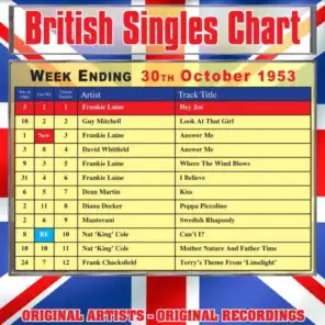 British Singles Chart - Week Ending 30 October 1953
