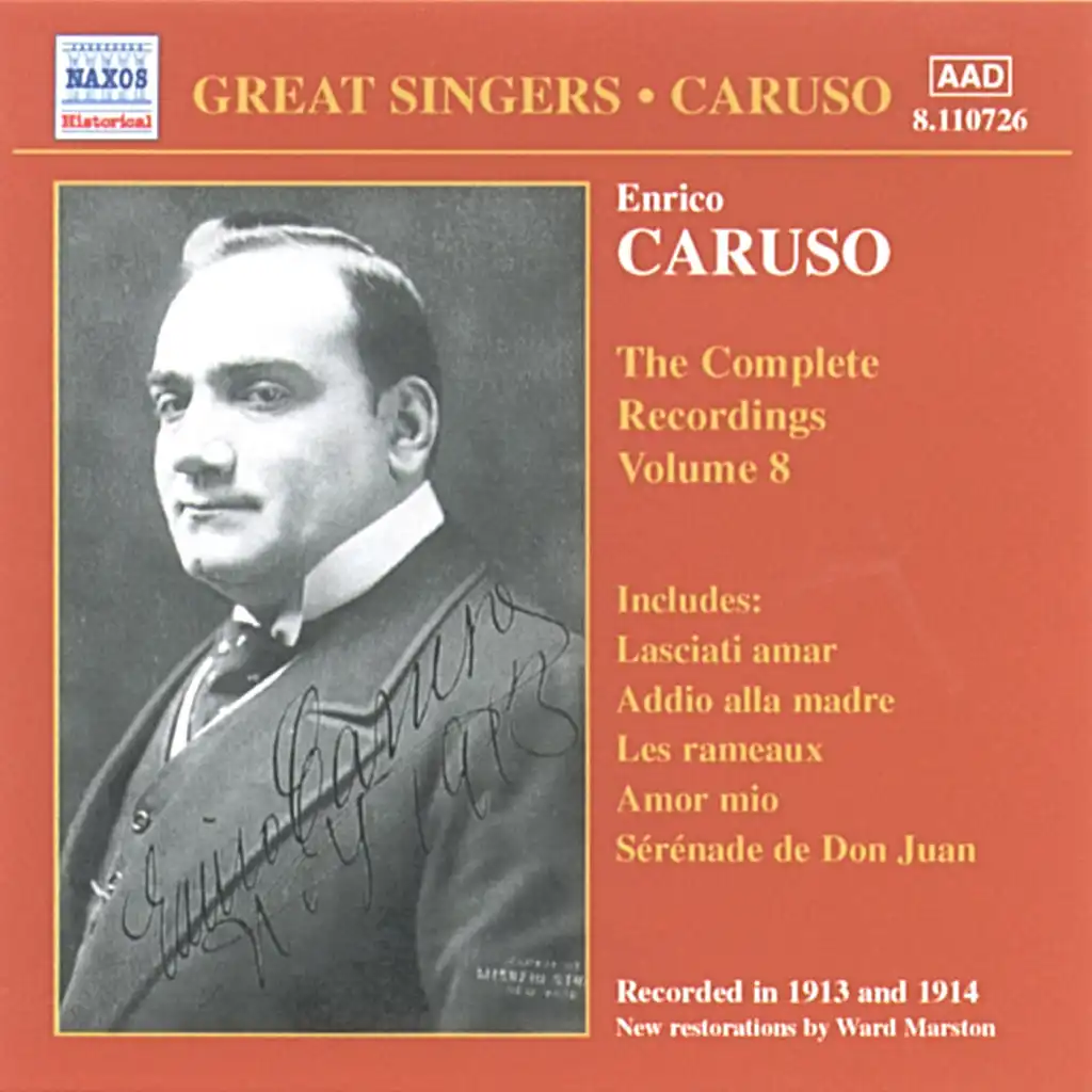 Caruso, Enrico: Complete Recordings, Vol.  8 (1913-1914)