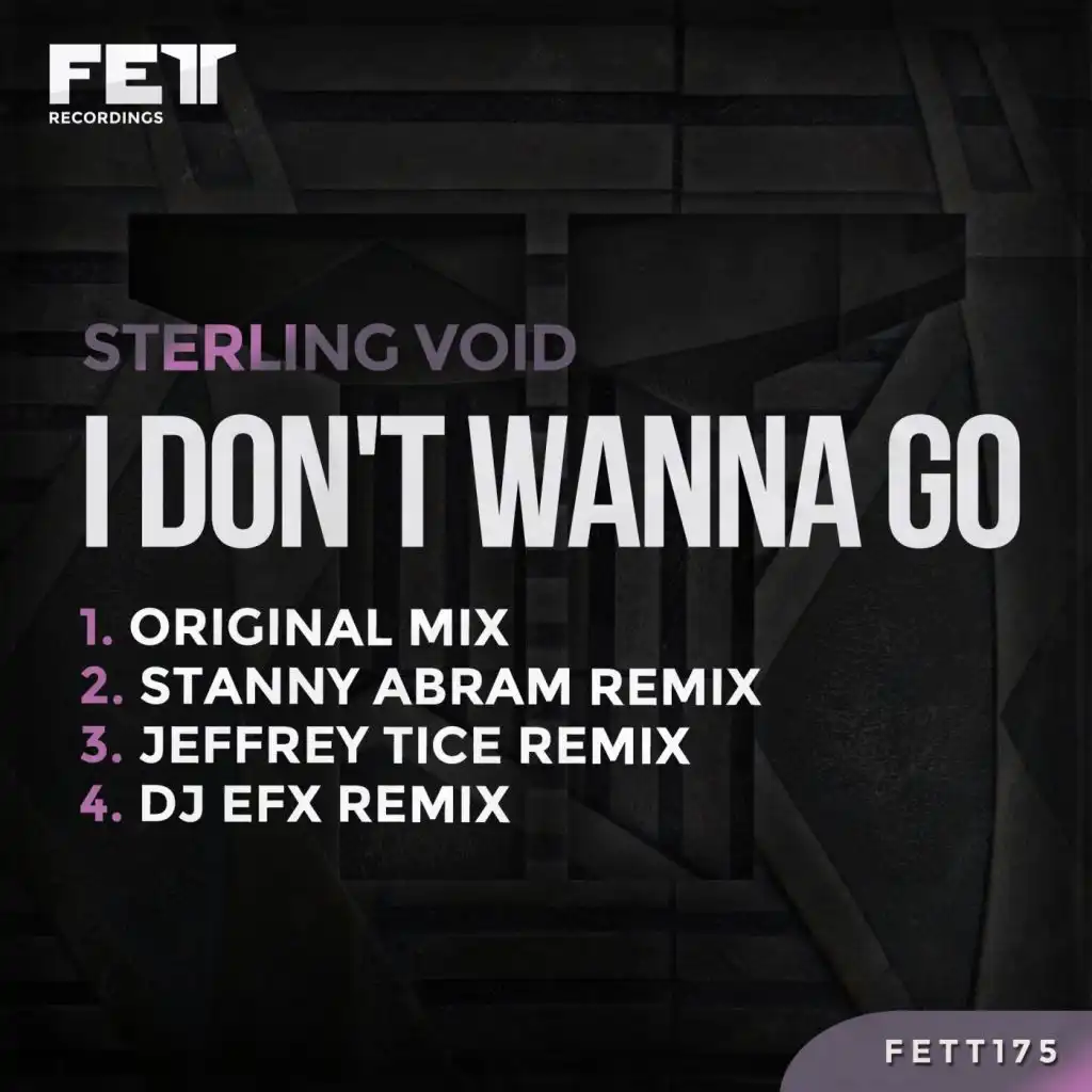 I Don't Wanna Go (Jeffrey Tice Remix)