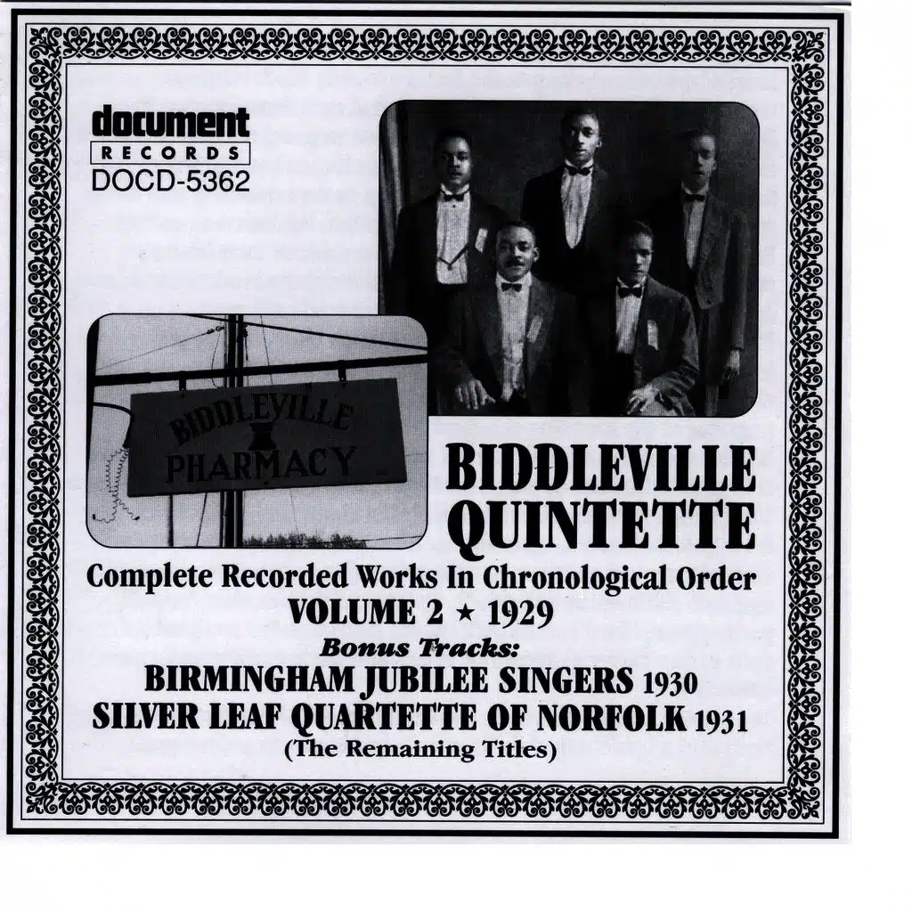 Biddleville Quintette Vol. 2 (1926-1929)