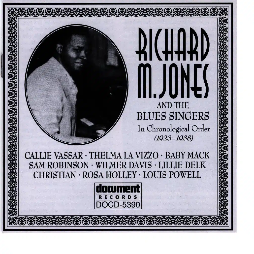 Richard M. Jones & The Blues Singers 1923-1938
