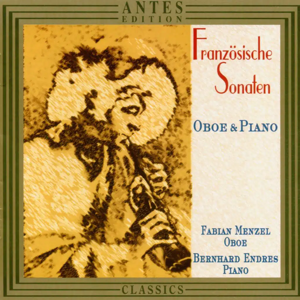 Pierre Onfroy de Bréville: Sonatine pour Hautbois et Piano II Très calme Allègre