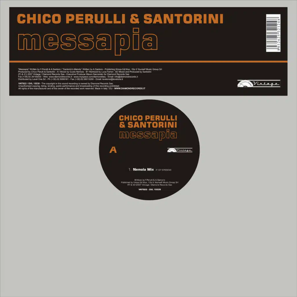 Santorini, Chico Perulli