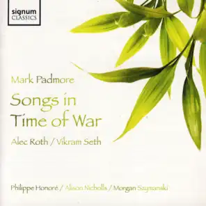Songs in Time of War: Thoughts while Travelling at Night