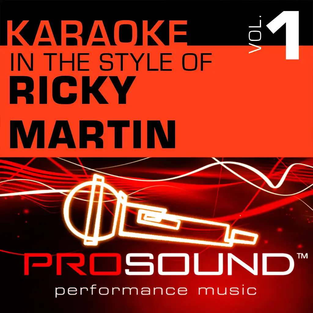 Maria (Karaoke Lead Vocal Demo)[In the style of Ricky Martin]