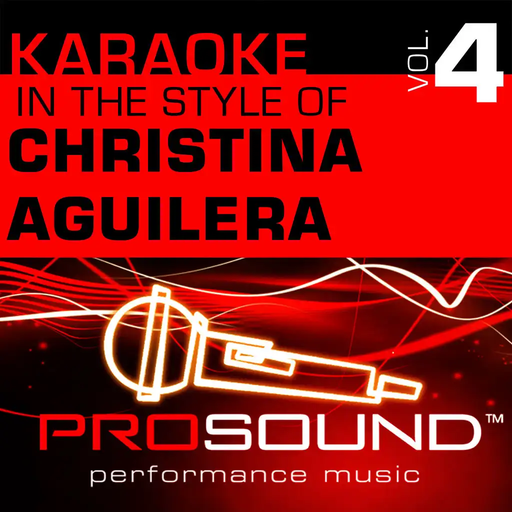 Cuando No Es Contigo (Karaoke Instrumental Track)[In the style of Christina Aguilera]