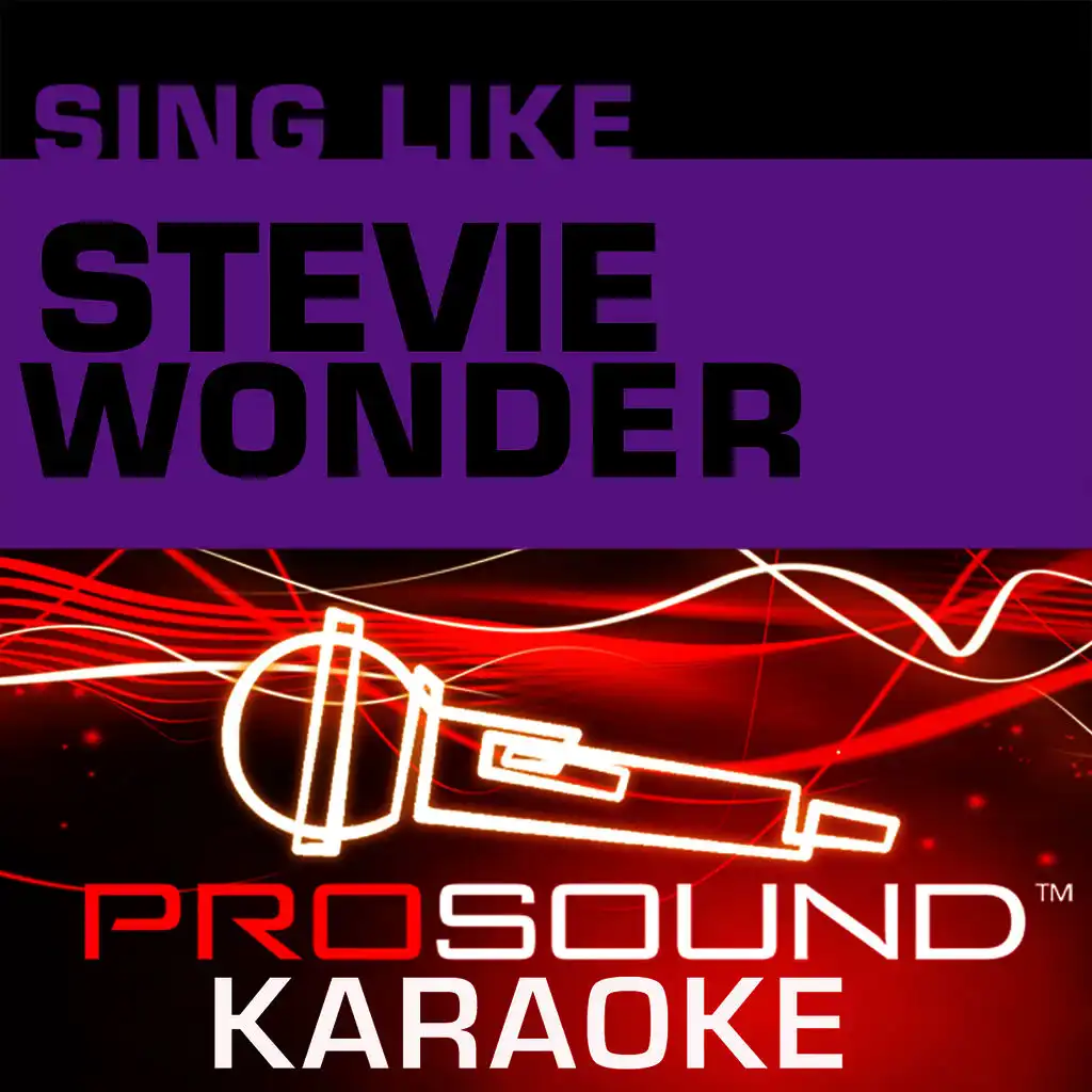Sing Like Steve Wonder (Karaoke Performance Tracks)