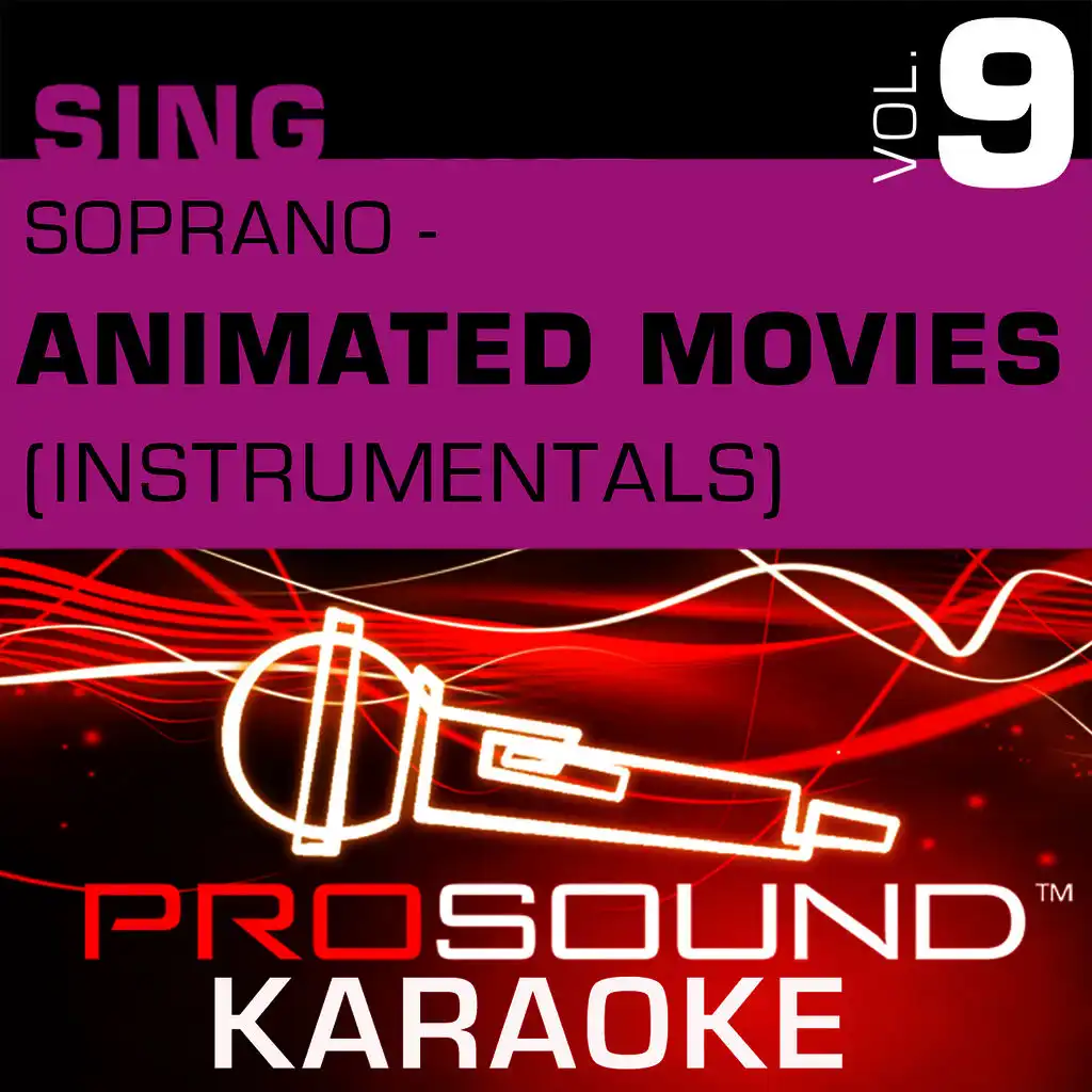 Sing Soprano - Animated Movies Vol. 9 (Karaoke Performance Tracks)