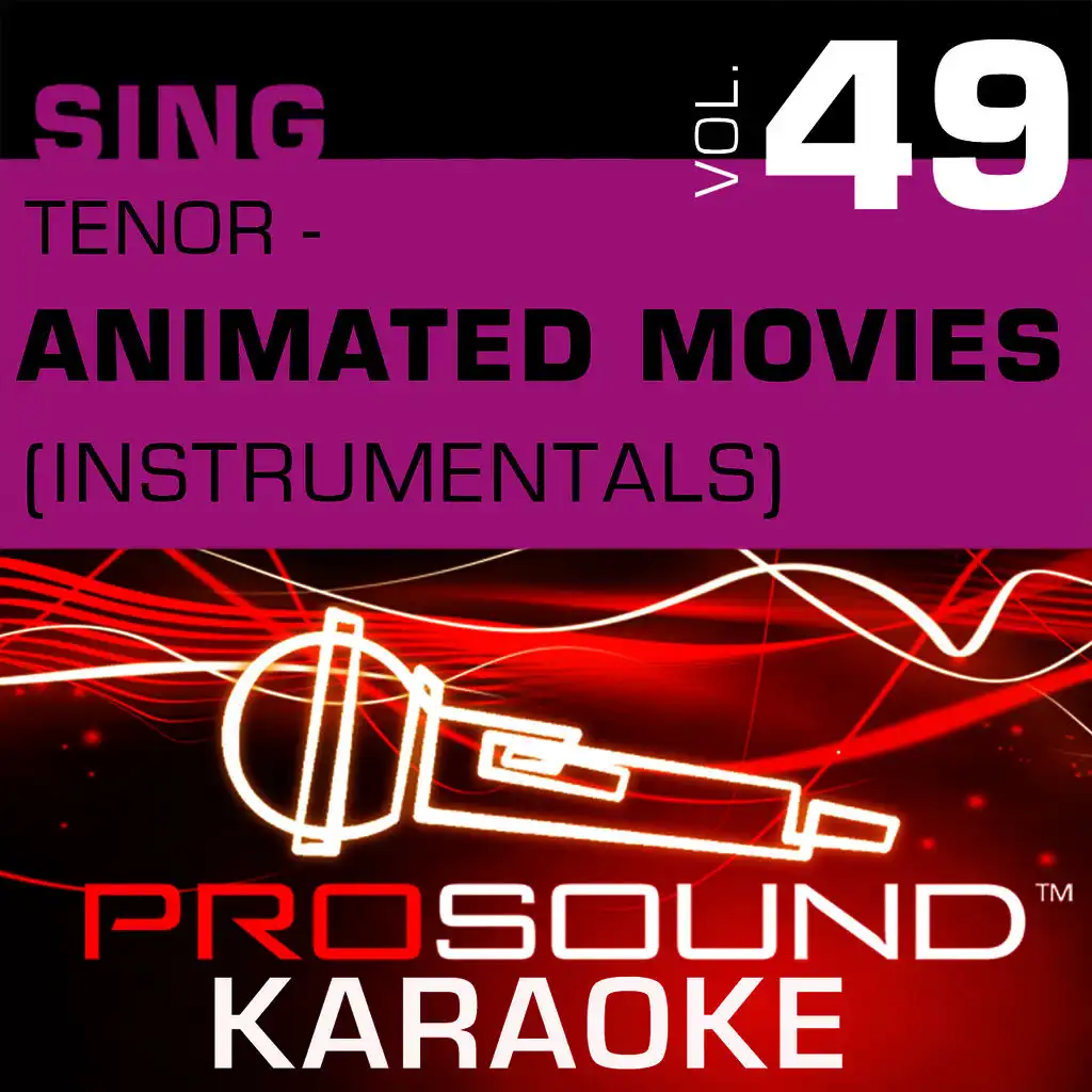 Sing Tenor - Soundtracks, Vol 49 (Karaoke Performance Tracks)