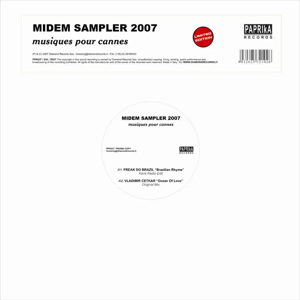 Midem Sampler 2007 - Musiques pour Cannes