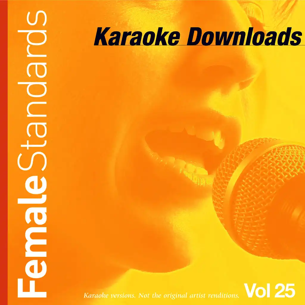 Karaoke Downloads - Female Standards Vol.25