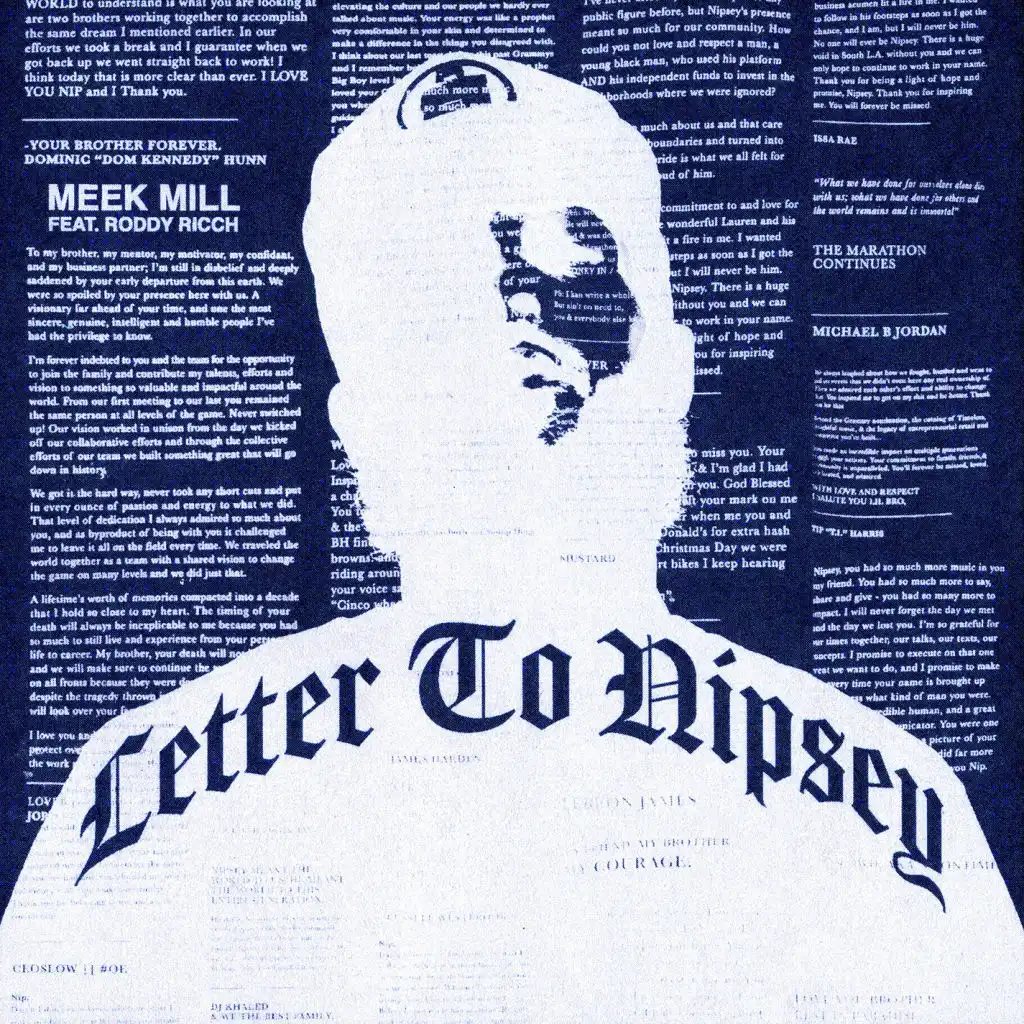Letter to Nipsey (feat. Roddy Ricch)