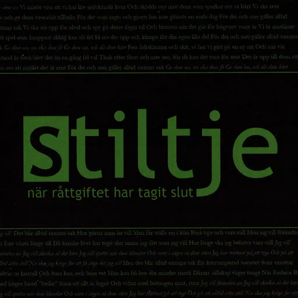 Stiltje