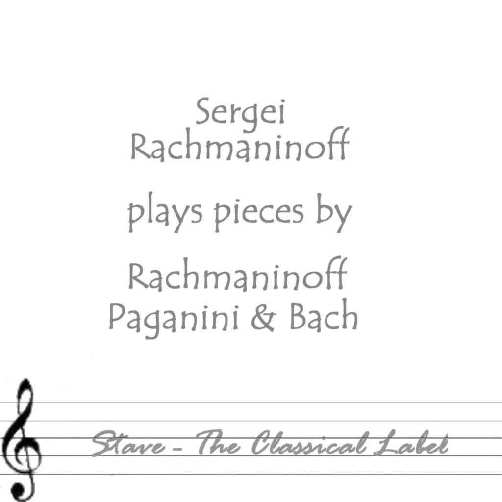 Rhapsody On A Theme of Paganini: Variation No 8