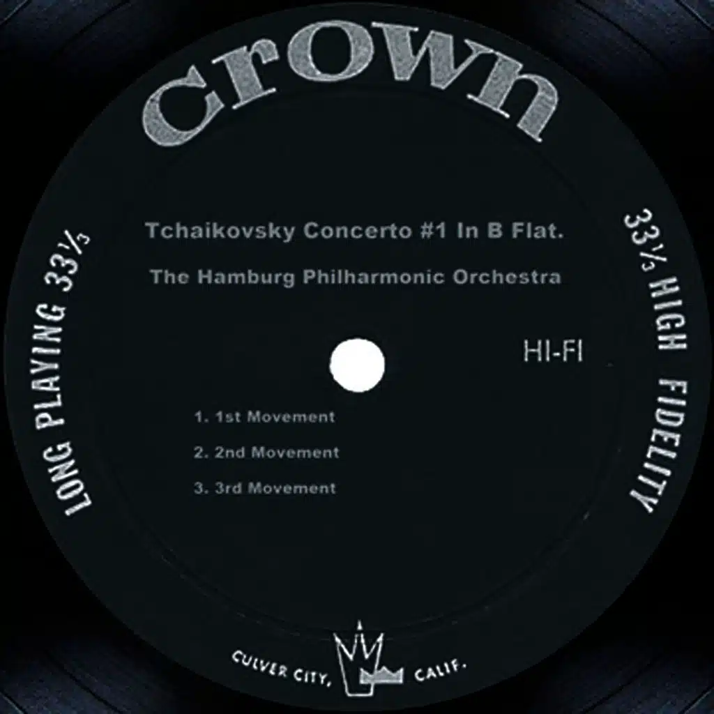Tchaikovsky Concerto #1 In B Flat.