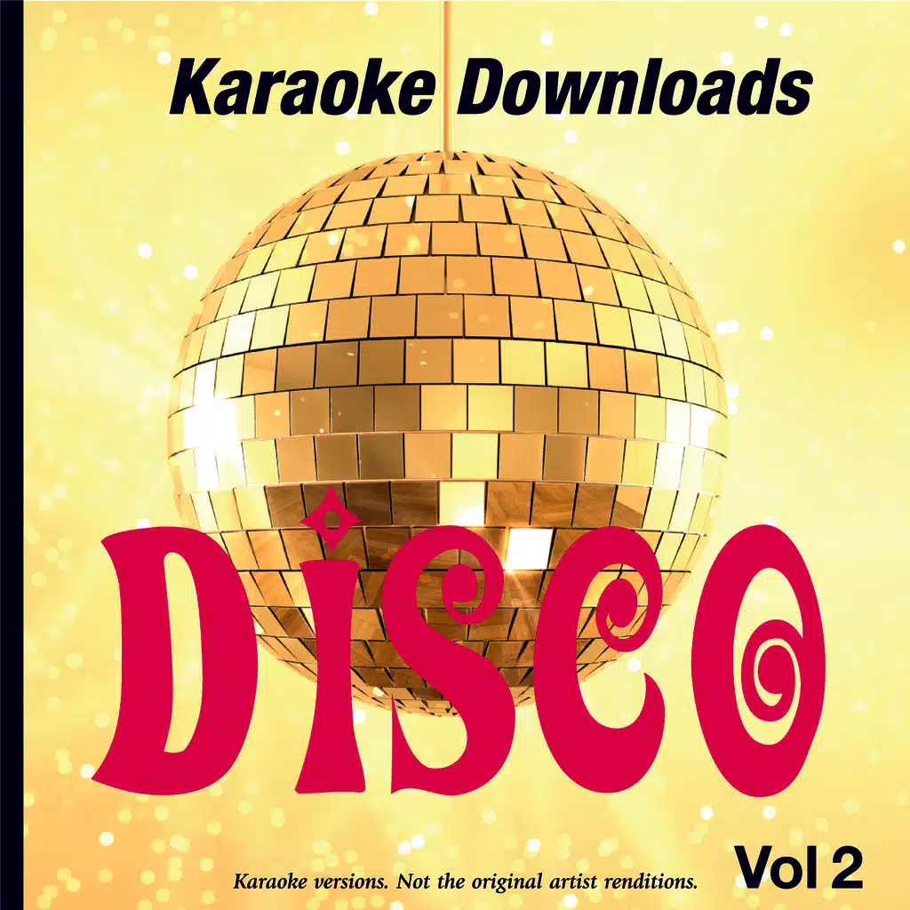 Stayin’ Alive (In The Style Of Bee Gees)