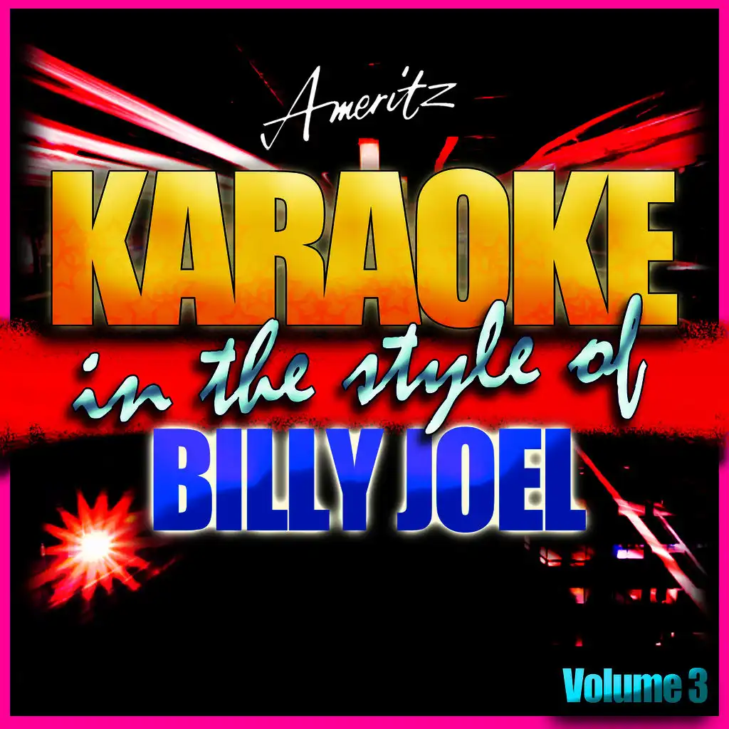 Karaoke - Billy Joel Vol. 3