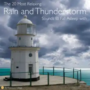Gentle Continuous Rolling Thunder with Relaxing Rain Sound (Audio Loop Version)