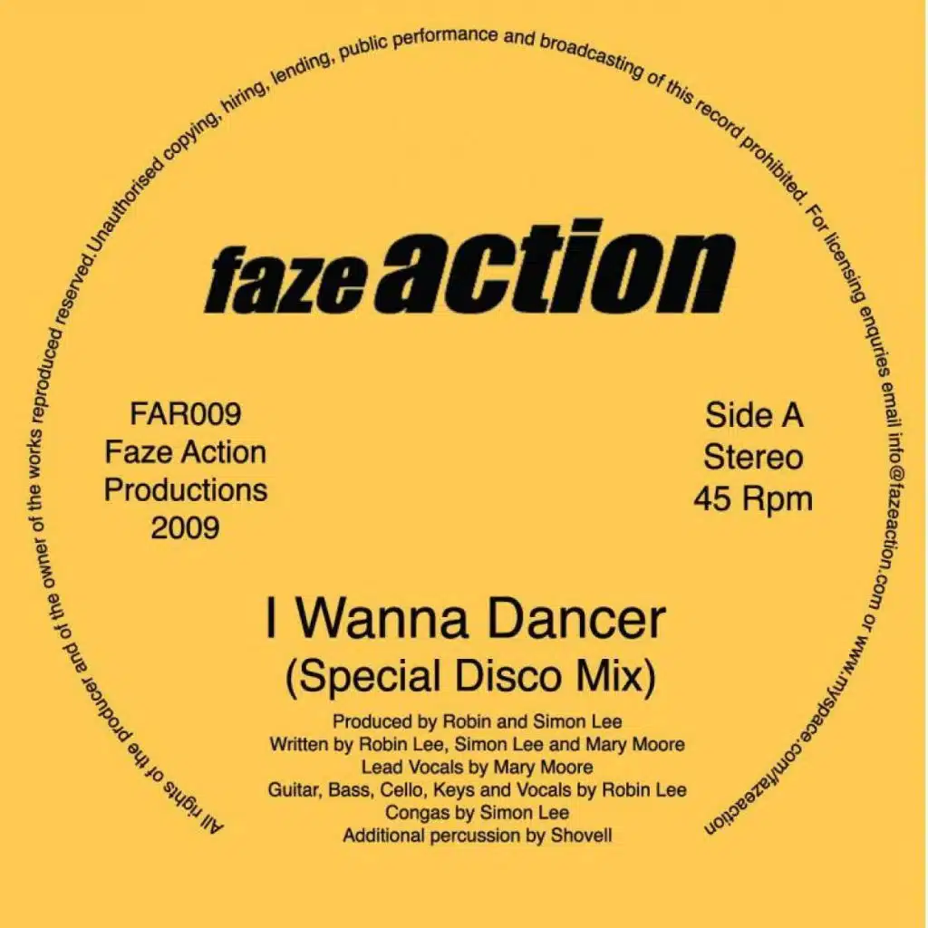 I Wanna Dancer (Special Disco Mix)