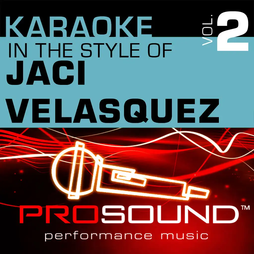 On My Knees (Karaoke With Background Vocals)[In the style of Jaci Velasquez]