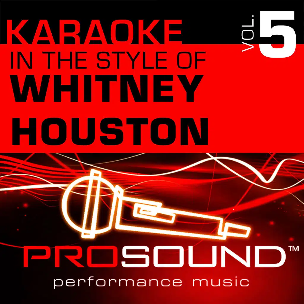 Step By Step (Karaoke With Background Vocals)[In the style of Whitney Houston]