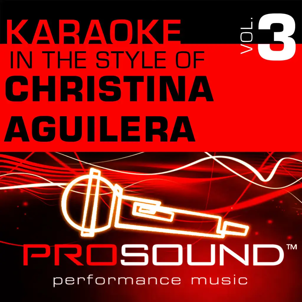 What A Girl Wants (Karaoke With Background Vocals)[In the style of Christina Aguilera]