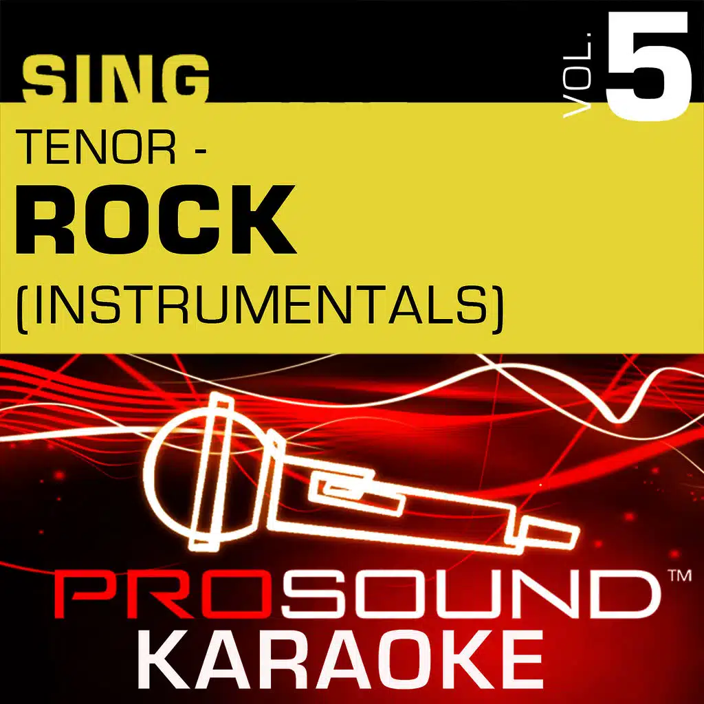 Sing Tenor Rock, Vol. 5 (Karaoke Performance Tracks)