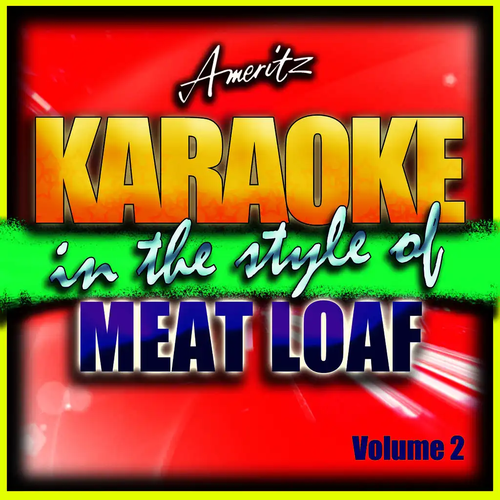 Paradise By The Dashboard Light (Extended Version) (In The Style Of Meat Loaf)