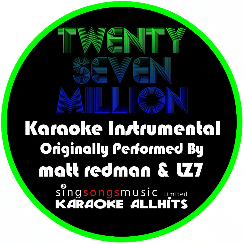 Twenty Seven Million (Originally Performed By Matt Redman & LZ7) [Instrumental Version]