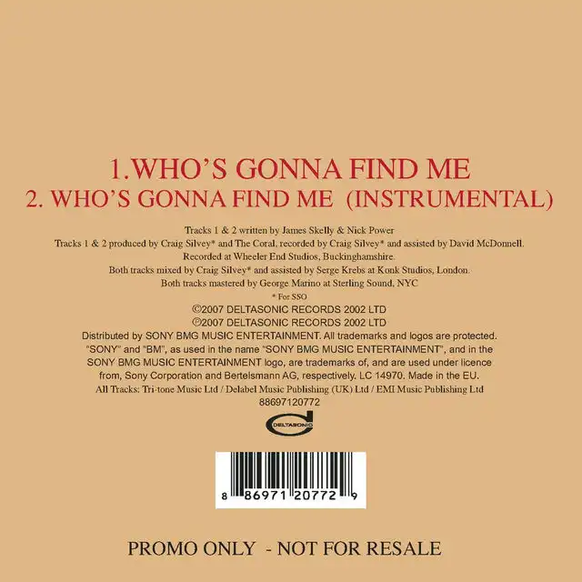 Who's Gonna Find Me (Instrumental Version)