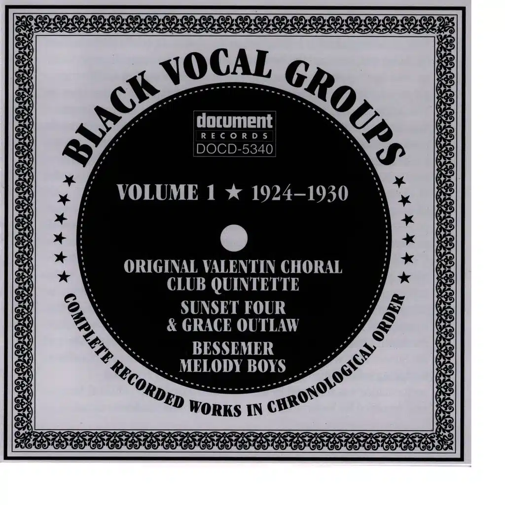 Black Vocal Groups Vol. 1 (1924-1930)