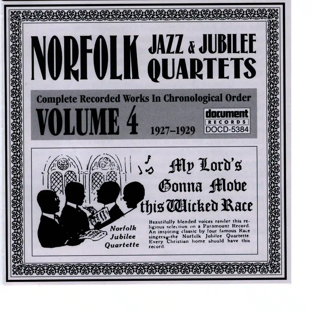 Norfolk Jazz And Jubilee Quartet Vol. 4 (1927-1929)