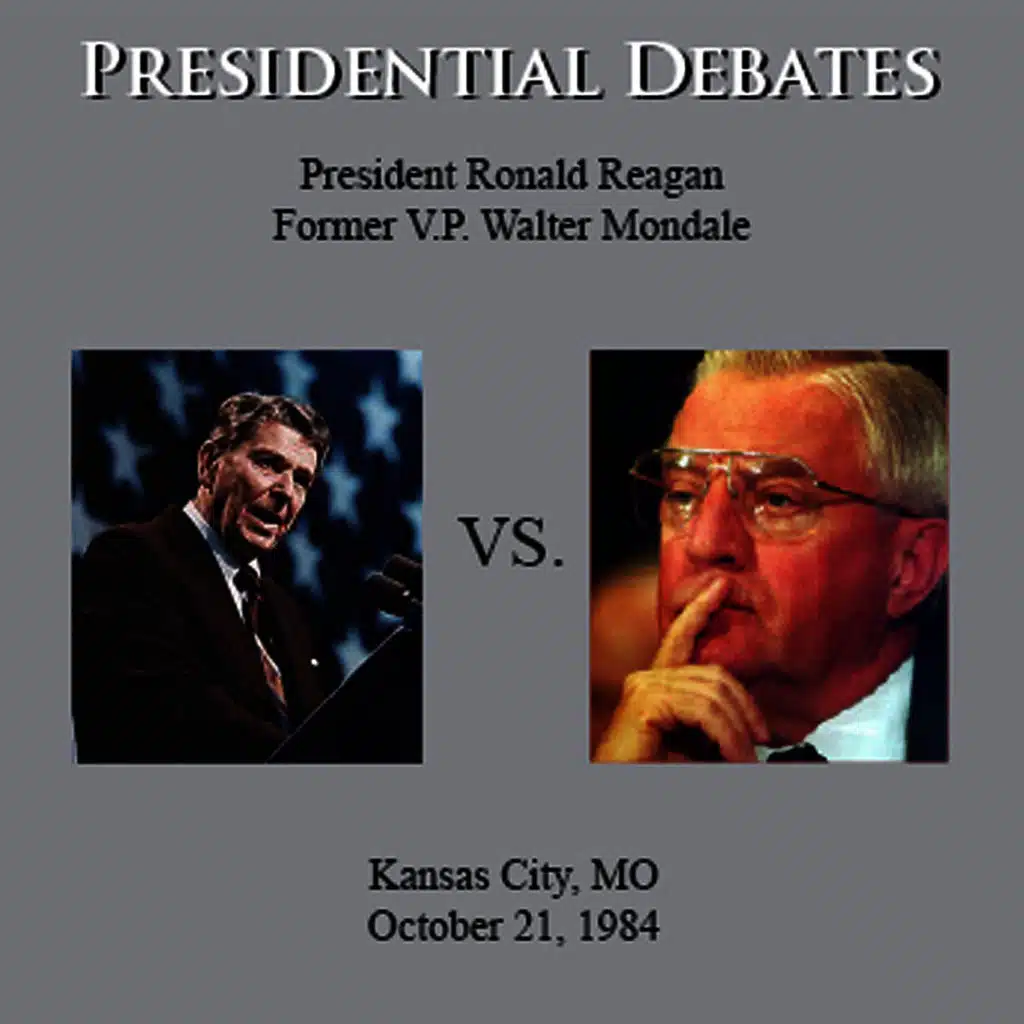The Reagan / Mondale Presidential Debates: Kansas City, MO - 10/21/84